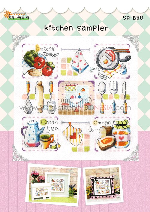 Sodastitch Indonesia PKT-SR-B88 - Paket Shiny Room - Paket Kitchen Sampler