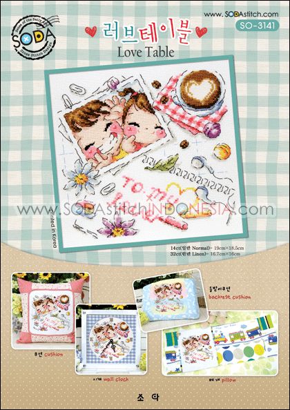 Sodastitch Indonesia PKT-SO-3141 - Paket Sodastitch - Paket Love Table