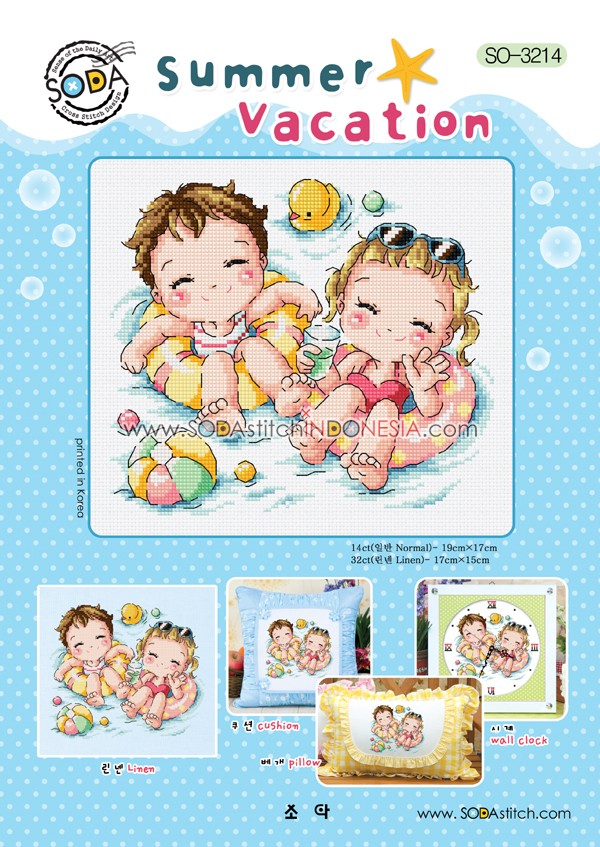 Sodastitch Indonesia PKT-SO-3214 - Paket Sodastitch - Paket Summer Vacation