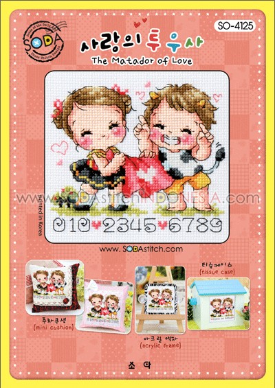 Sodastitch Indonesia PKT-SO-4125 - Paket Sodastitch - Paket The Matador Of Love