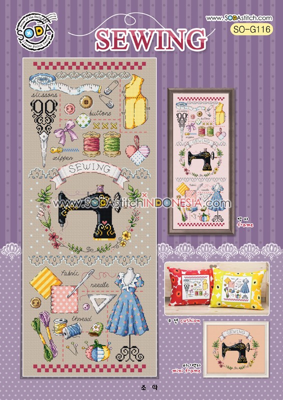 Sodastitch Indonesia PKT-SO-G116 - Paket Sodastitch - Paket Sewing
