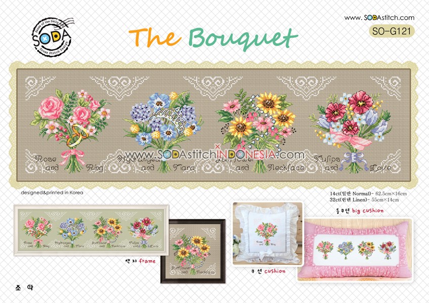 Sodastitch Indonesia PKT-SO-G121 - Paket Sodastitch - Paket The Bouquet