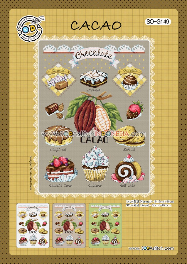 Sodastitch Indonesia PKT-SO-G149 - Paket Sodastitch - Paket Cacao