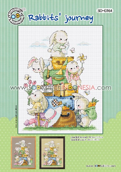 Sodastitch Indonesia PKT-SO-G164 - Paket Sodastitch - Paket Rabbits' Journey