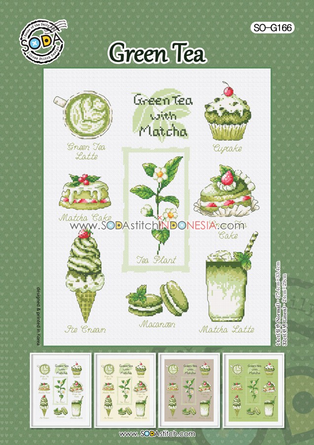 Sodastitch Indonesia PKT-SO-G166 - Paket Sodastitch - Green Tea