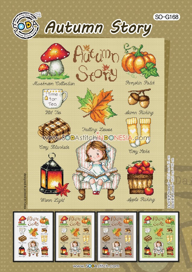 Sodastitch Indonesia PKT-SO-G168 - Paket Sodastitch - Autumn Story