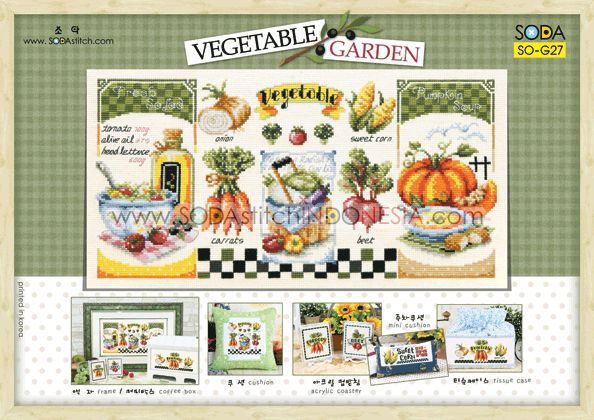Sodastitch Indonesia PKT-SO-G27 - Paket Sodastitch - Paket Vegetable Garden
