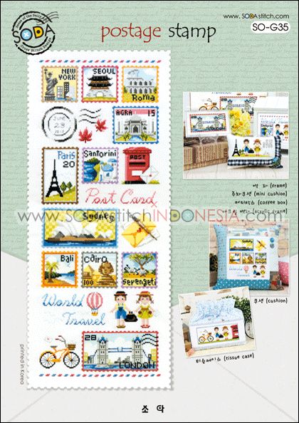 Sodastitch Indonesia PKT-SO-G35 - Paket Sodastitch - Paket The World's Postage Stamp