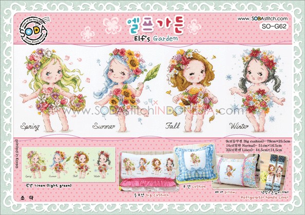 Sodastitch Indonesia PKT-SO-G62 - Paket Sodastitch - Paket Elf's Garden