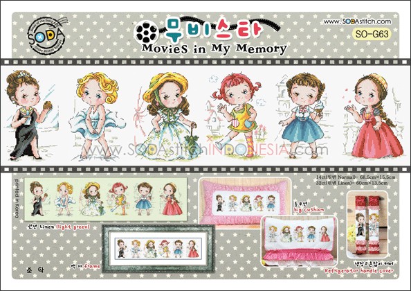 Sodastitch Indonesia PKT-SO-G63 - Paket Sodastitch - Paket Movies In My Memory