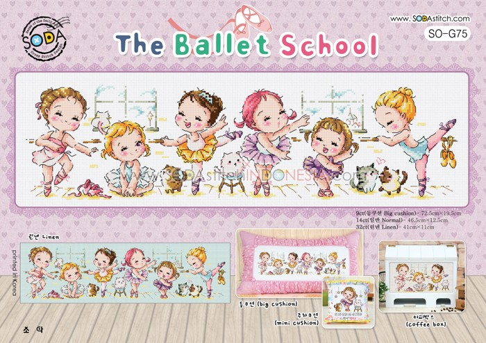 Sodastitch Indonesia PKT-SO-G75 - Paket Sodastitch - Paket The Ballet School