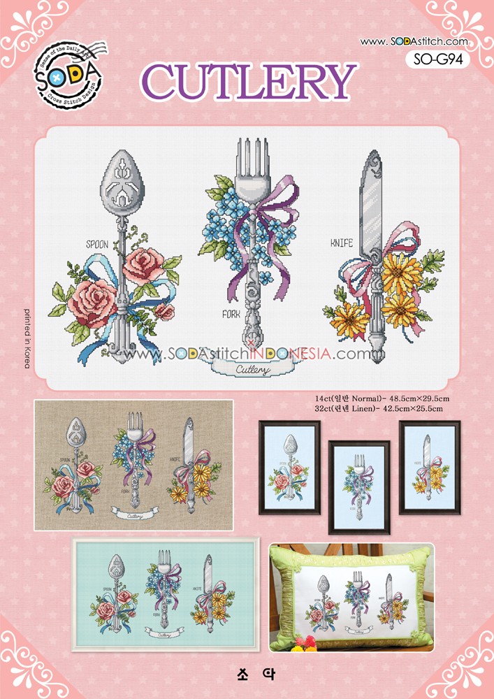 Sodastitch Indonesia PKT-SO-G94 - Paket Sodastitch - Paket Cutlery