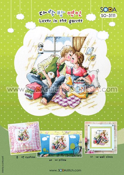 Sodastitch Indonesia SO-3111 - Pola Sodastitch - Lover In The Garret