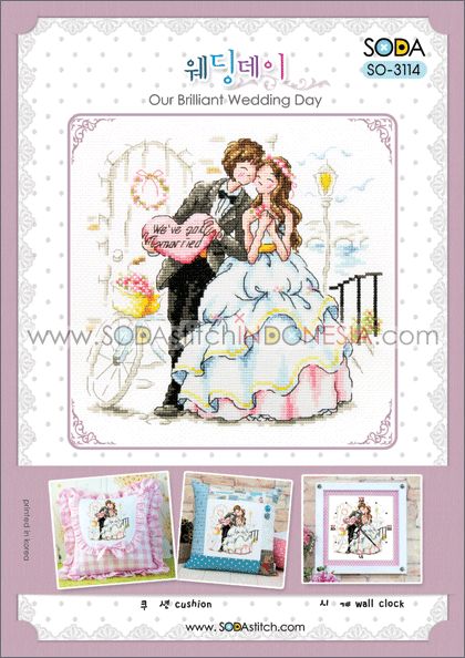 Sodastitch Indonesia SO-3114 - Pola Sodastitch - Our Brilliant Wedding Day
