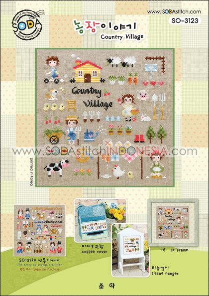 Sodastitch Indonesia SO-3123 - Pola Sodastitch - Country Village