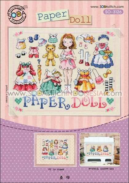 Sodastitch Indonesia SO-3126 - Pola Sodastitch - Paper Doll