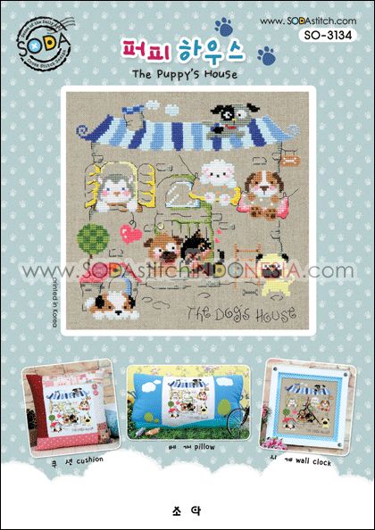 Sodastitch Indonesia SO-3134 - Pola Sodastitch - The Puppy's House