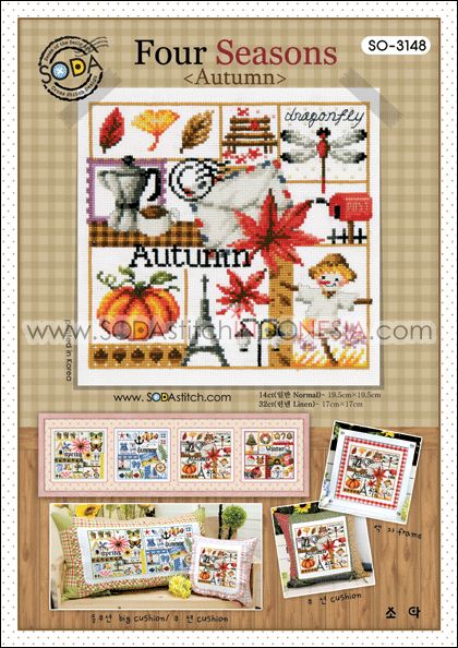 Sodastitch Indonesia SO-3148 - Pola Sodastitch - Four Seasons (Autumn)