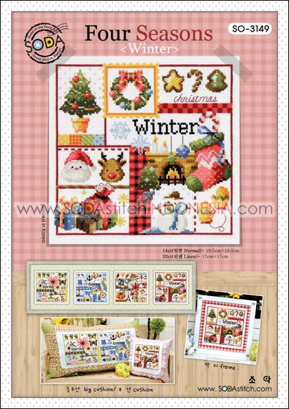 Sodastitch Indonesia SO-3149 - Pola Sodastitch - Four Seasons (Winter)