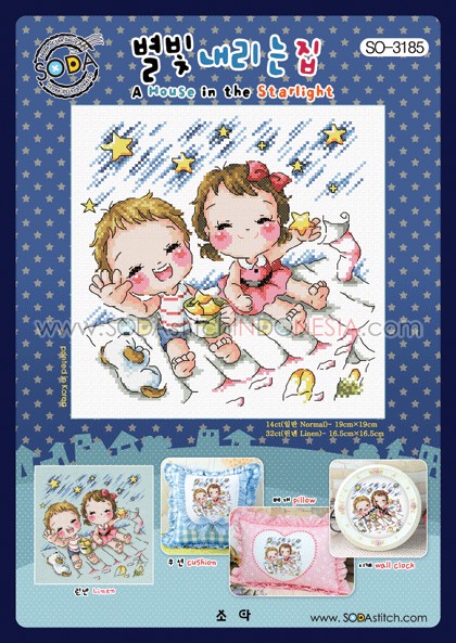 Sodastitch Indonesia SO-3185 - Pola Sodastitch - A House In The Starlight