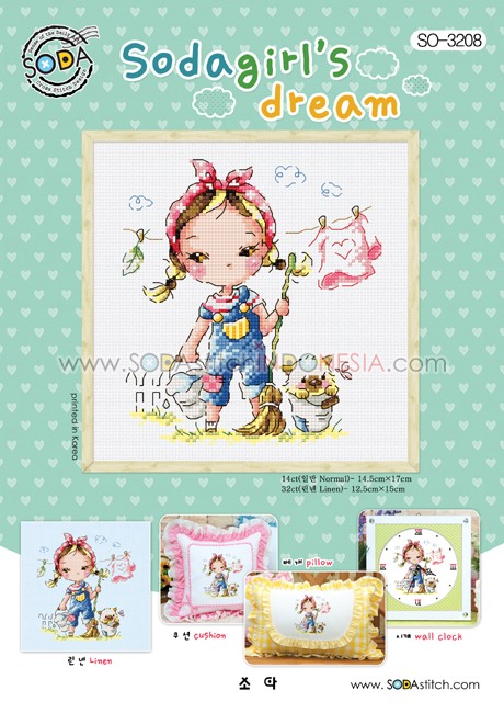 Sodastitch Indonesia SO-3208 - Pola Sodastitch - Sodagirl's Dream