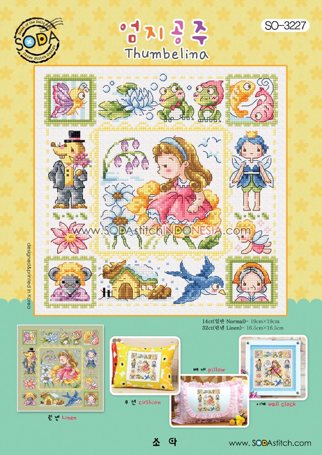 Sodastitch Indonesia SO-3227 - Pola Sodastitch - Thumbelina