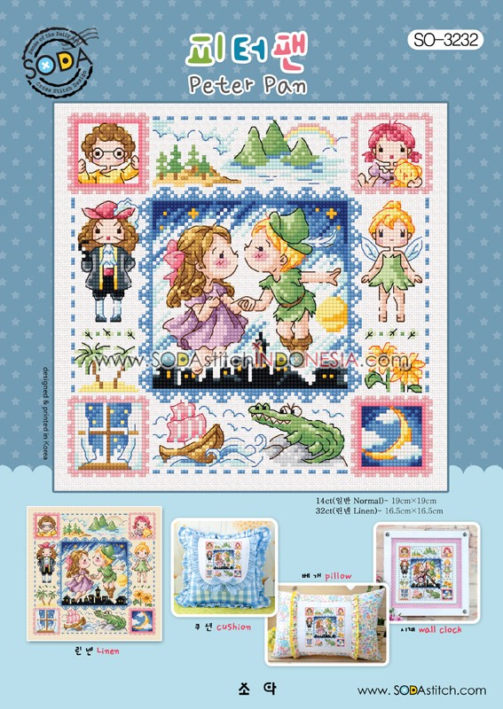Sodastitch Indonesia SO-3232 - Pola Sodastitch - Peter Pan