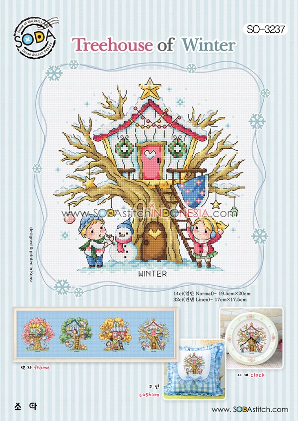 Sodastitch Indonesia SO-3237 - Pola Sodastitch - Treehouse Of Winter
