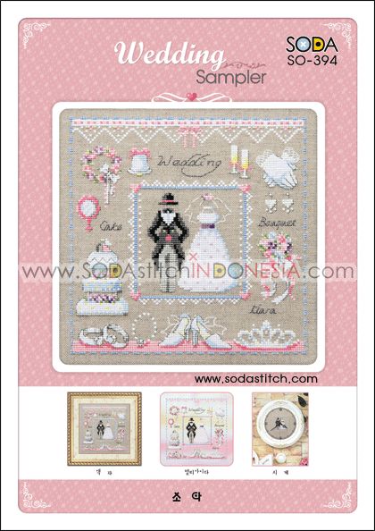 Sodastitch Indonesia SO-394 - Pola Sodastitch - Wedding Sampler