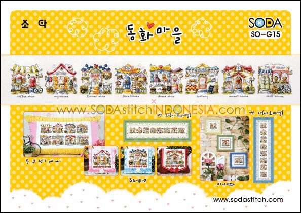 Sodastitch Indonesia SO-G15 - Pola Sodastitch - The Village In Fairy Tale