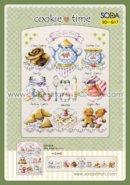 Sodastitch Indonesia SO-G17 - Pola Sodastitch - Cookie Time