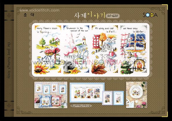 Sodastitch Indonesia SO-G20 - Pola Sodastitch - Story Of Four Seasons