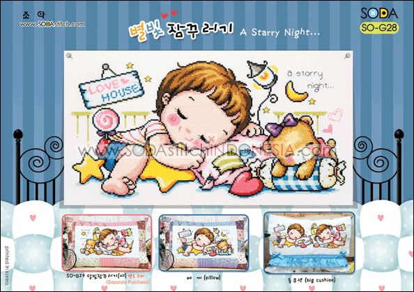 Sodastitch Indonesia SO-G28 - Pola Sodastitch - A Starry Night...