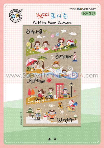 Sodastitch Indonesia SO-G37 - Pola Sodastitch - Petite Four Seasons
