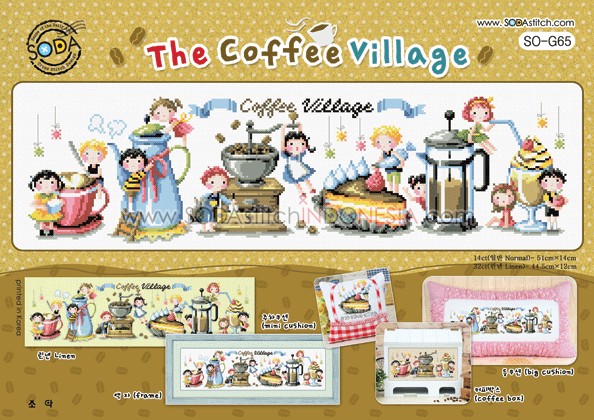 Sodastitch Indonesia SO-G65 - Pola Sodastitch - The Coffee Village
