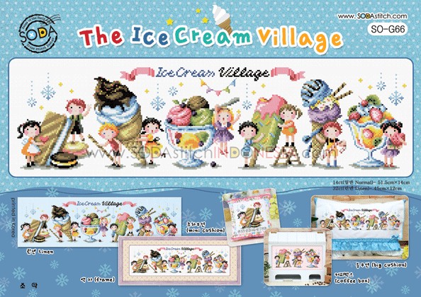 Sodastitch Indonesia SO-G66 - Pola Sodastitch - The Ice Cream Village
