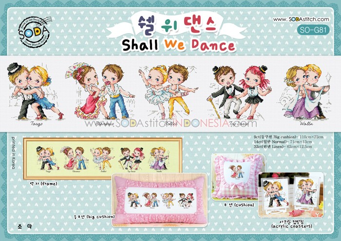 Sodastitch Indonesia SO-G81 - Pola Sodastitch - Shall We Dance
