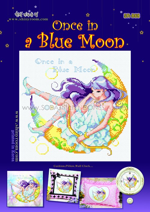 Sodastitch Indonesia SR-B68 - Pola Shiny Room - Once In A Blue Moon