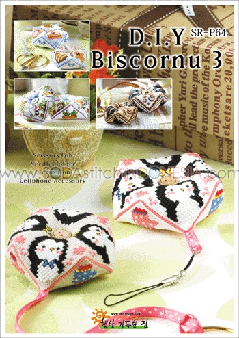 Sodastitch Indonesia SR-P64 - Pola Shiny Room - D.I.Y. Biscornu 3