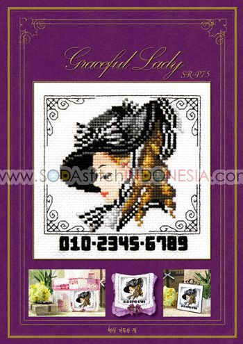 Sodastitch Indonesia SR-P75 - Pola Shiny Room - Graceful Lady